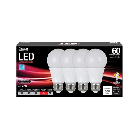 Feit Electric OM60-830-LED-4 Dimmable LED Bulb - 3516317